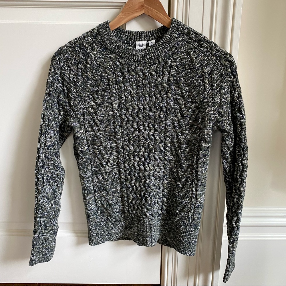 Gap size XS Dark Forest Green Cotton Sweater